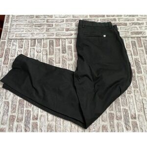 Spoke Sharps Pants Build C‎ Black Straight Leg Chino Stretch Mens 36x31 Athletic